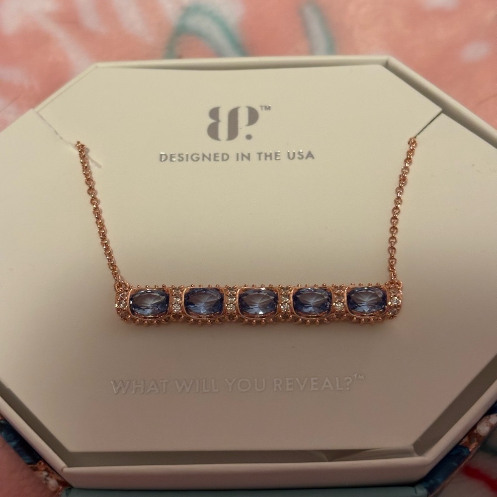 BP MARCH 2025 NECKLACE | NK52805 | “It’s The Little Things” | Aquamarine on RG